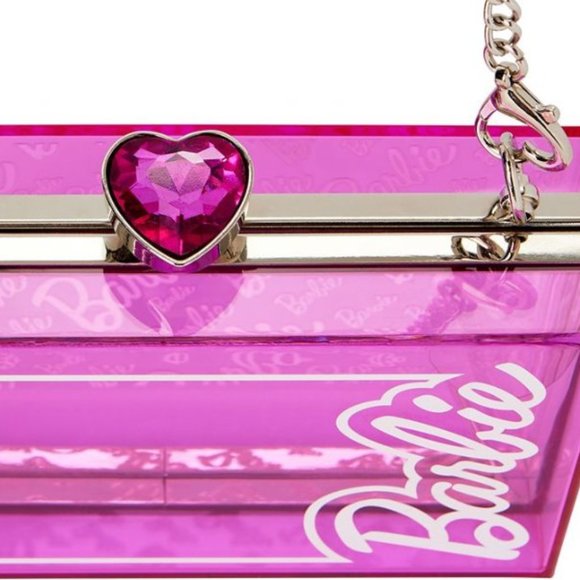 💕NWT Hot Pink Classic Barbie Box Crossbody Bag: Barbie Halloween Costume… - Picture 8 of 9